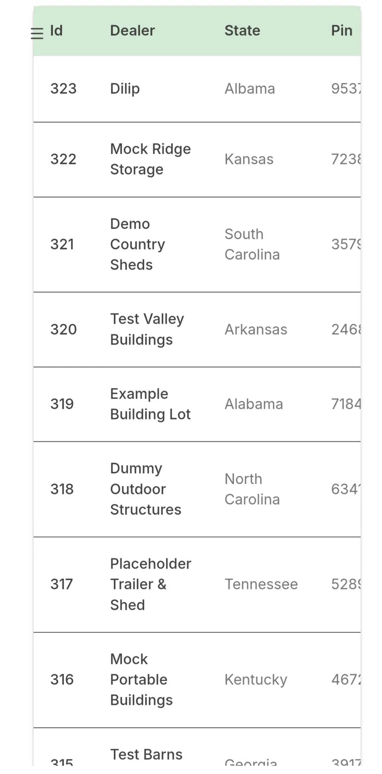 Dealer management — RepBot dashboard